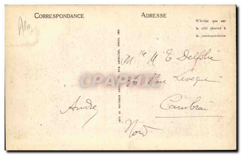 Algeria Old Postcard surroundings Blida Gorges Cascade Chiffa monkeys stream