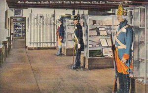 New York Fort Ticonderoga Main Museum In South Barracks Built By French 1755 ...