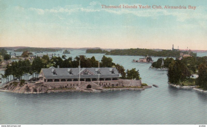 ALEXANDRIA BAY , New York , 1900-10s; Thousand Islands Yacht Club