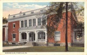 Titusville Pennsylvania Womans Club Exterior Antique Postcard K29690