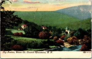 Vtg Big Indian Ulster County Catskill Mountains New York NY 1907 Postcard