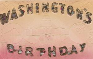 Washington's Birthday President's Day - Large Letter - DB