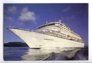 LN1323 - Cruise Liner - Seabourn Sun , built 1988 ex Royal Viking Sun - postcard