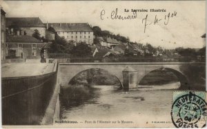 CPA NEUFCHATEAU Pont de L'Abattoir sur le Mouzon (806649)