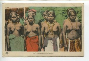 443353 VIETNAM SAIGON Semi-Nude Women Month Camp Vintage postcard