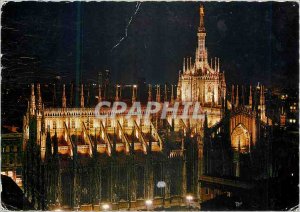 Modern Postcard Milano Dome (night view)