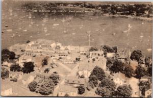 Hotel Rockmere and Harbor, Marblehead MA c1951 Vintage Postcard H12