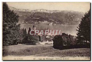 Postcard Old Lake Bourget Chateau St Gilles