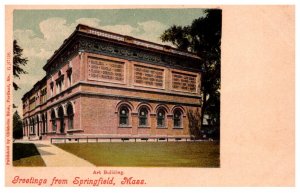 Greetings Massachusetts Springfield Art Building