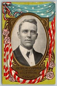 Kansas Politics~Arthur Capper for Governor of Kansas~1914 Campaign Postcard