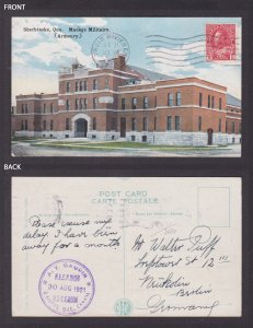 Postcard, CANADA, Sherbrooke, City Armoury