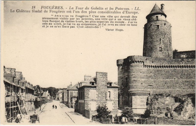 CPA Fougeres Tour Gobelin et les Poternes (1237723)