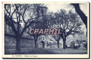 Postcard Old Church Cannes Suquet