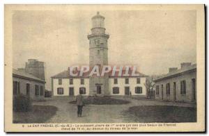 Old Postcard The Lighthouse Cap Frehel