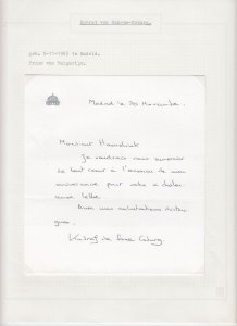 Prince Kubrat von Saksen-Coburg, Original Autograph, Royalty, Bulgaria (L6509)