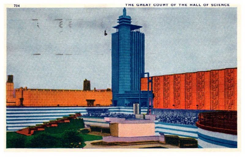 Illinois  Chicago Great Court of the Hall of Science  World's Fair 1933