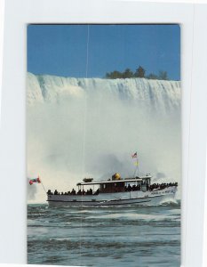 Postcard American Falls Maid of the Mist Niagara Falls New York USA