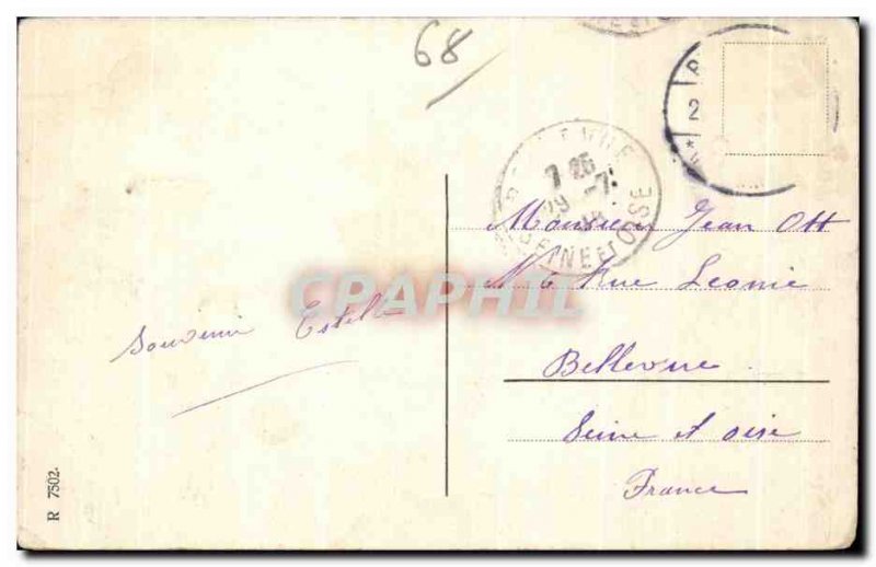 Old Postcard Mulhausen The new District Court