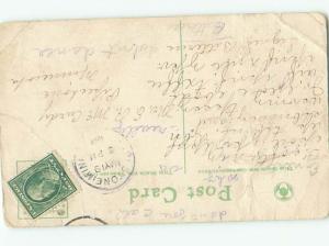 Pre-Linen COUPLE INSIDE LIGHTBULB - PROBABLY THOMAS EDISON BULB AB7987