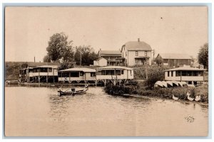 c1910's Cottages on Lime Lake Cattaraugus NY RPPC Photo Posted Postcard