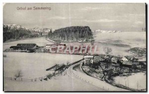 Postcard Old Orthof am Semmering