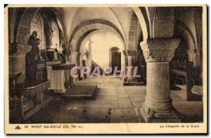 Old Postcard Mont Saint Odile Chapel Cross