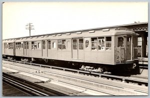 Train Car Interurban Passenger #2588 1940s RPPC Real Photo Postcard