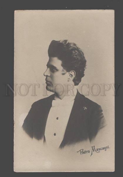 088122 MASCAGNI Famous Italian COMPOSER Vintage PHOTO RARE