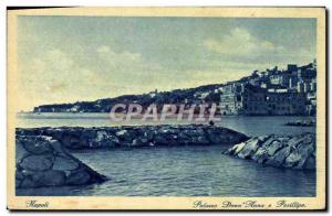 Postcard Old Napoli Palarro Donn Anna e Posillipo