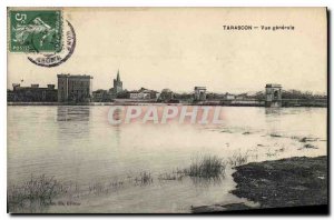 Old Postcard Tarascon general view