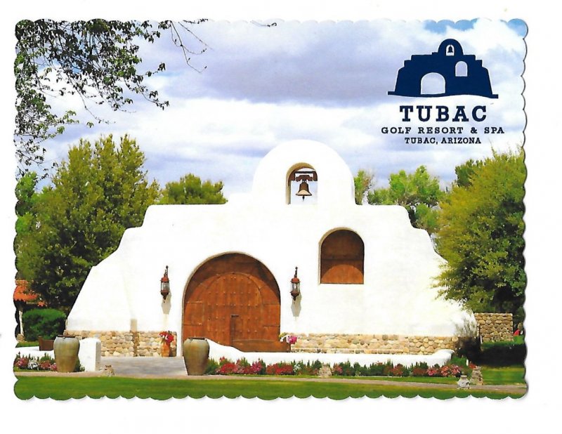 Tubac Golf Resort & Spa Entrance Tubac Arizona 4 by 6