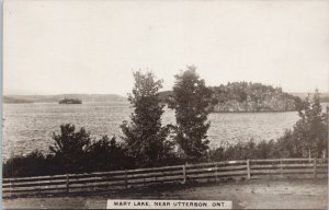 Mary Lake near Utterson Ontario Muskoka ON Unused RPPC Postcard H57