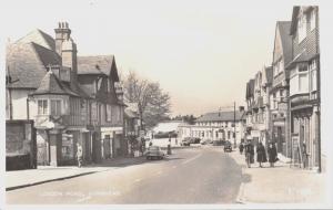 HINDHEAD SURREY UK~LONDON ROAD-STOREFRONTS PHOTO POSTCARD