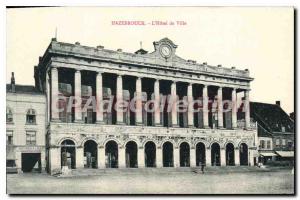 Old Postcard Hazebrouck Hotel De Ville