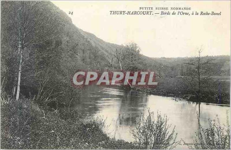  Los bordes suizos menudos de Thury Harcourt de la Tarjeta Postal de la vendimia