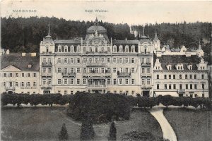 BT2871 marienbad marianske lazne  hotel weimar real photo czech republic