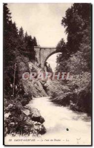 Old Postcard Saint Gervais Le Pont du Diable