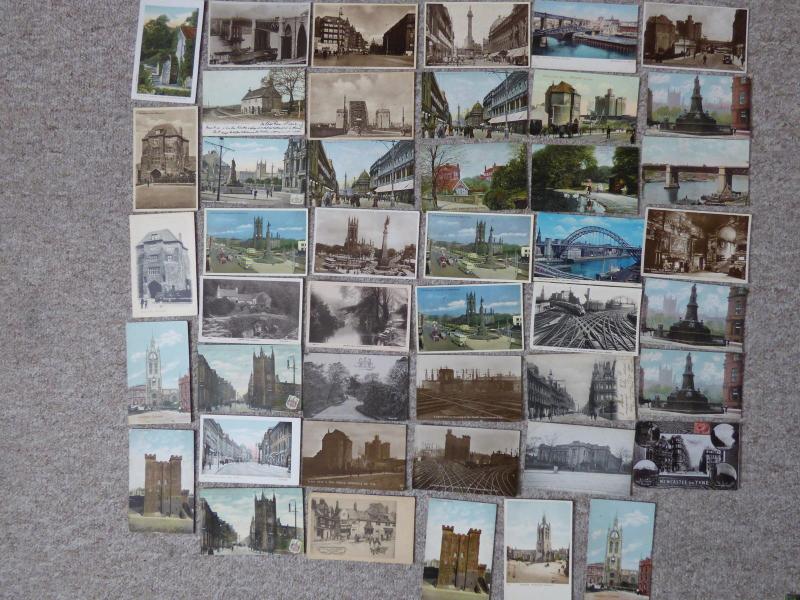 bu0150 - Newcastle , Northumberland - 45 postcards - All Showing