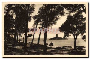 Postcard Old Saint Raphael (Var) L'Ile d'Or