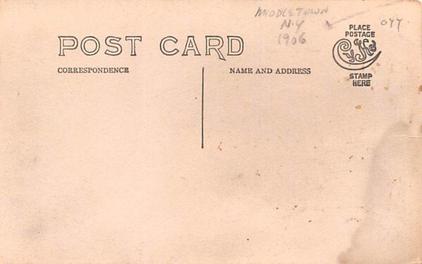 Middletown 1906 New York Postcard