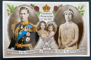 Mint England Postcard Souvenir Of Their Majesties King George VI Coronation