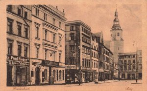 Reichenbach Germany now Dzierżoniów Poland~Ring Street Market Square Postcard