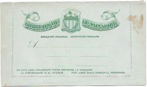 El Salvador 1890. Casa De Correos