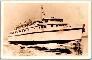 The New Flagship Of Puget Sound Motor Ferry Chinook Ship RPPC Photo, Postcard