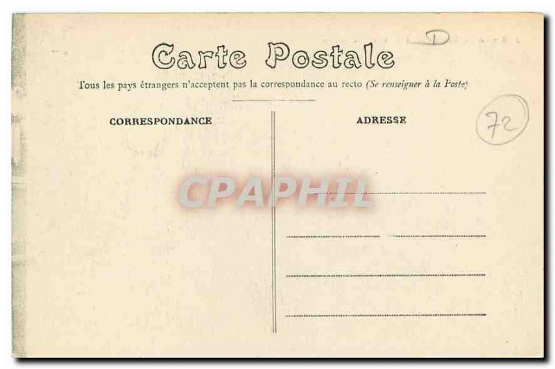 Old Postcard La Ferte Bernard Artists Corner