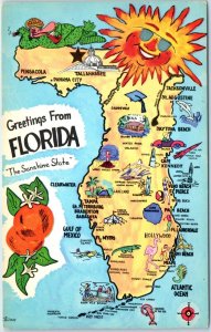 x19 MIXED LOT #2 c1960s Florida Greetings From Chrome City Postcards FL A179