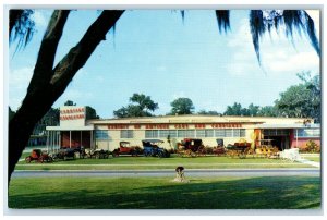 c1950 Carriage Cavalcade Horse Drawn Classic Car Silver Springs Florida Postcard