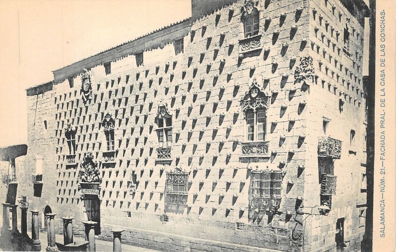 Lot 60 spain salamanca main facade of the house of the shells