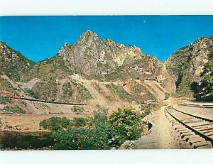 Chihuahua Mexico Railroad Estacion Temoris Al Pacifico   Postcard # 5749