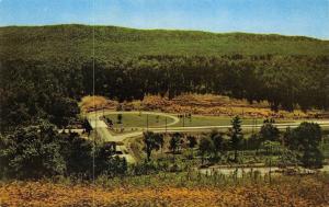 PA, Pennsylvania        FORT LITTLETON INTERCHANGE-Bird's Eye View      Postcard